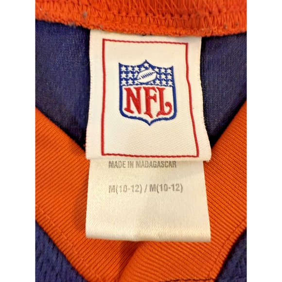 Denver Broncos Shirt Youth Medium 10-12 Blue Orange NFL Football Kids Tee Top - Picture 2 of 5